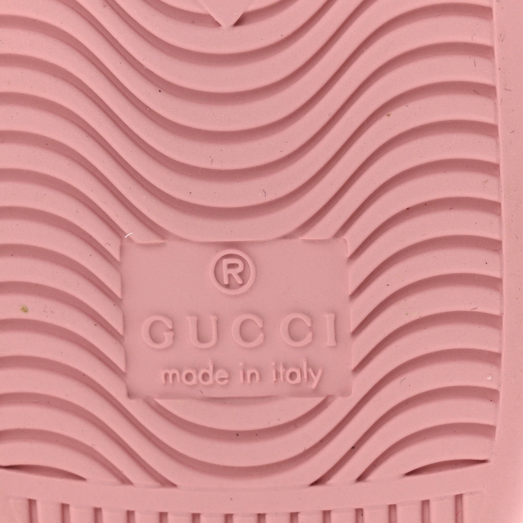 Gucci Miro Soft Calfskin Interlocking G Perforated Womens Ace Sneakers 36.5 Wild Rose Lapis