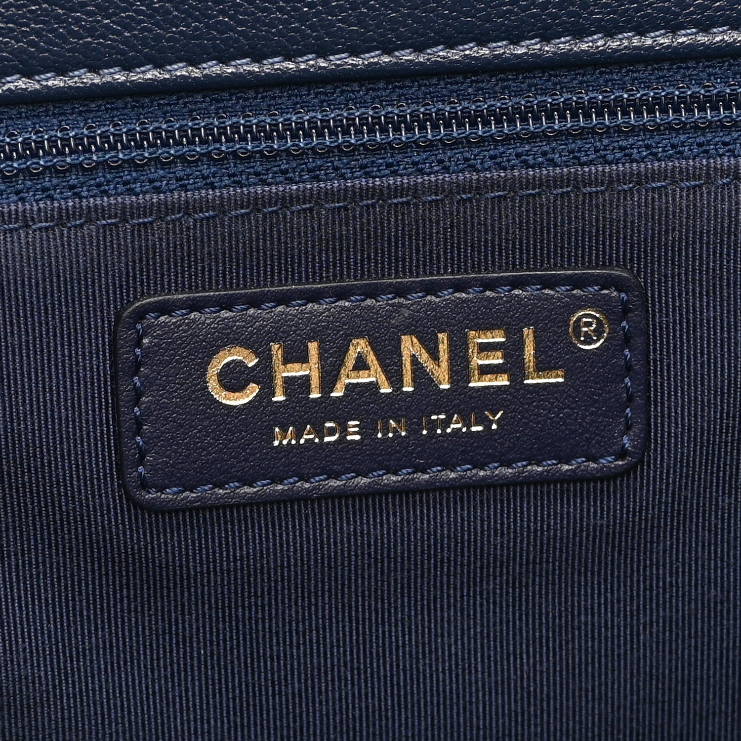 Chanel Goatskin Quilted Duma Drawstring Backpack Navy Turquoise Pink