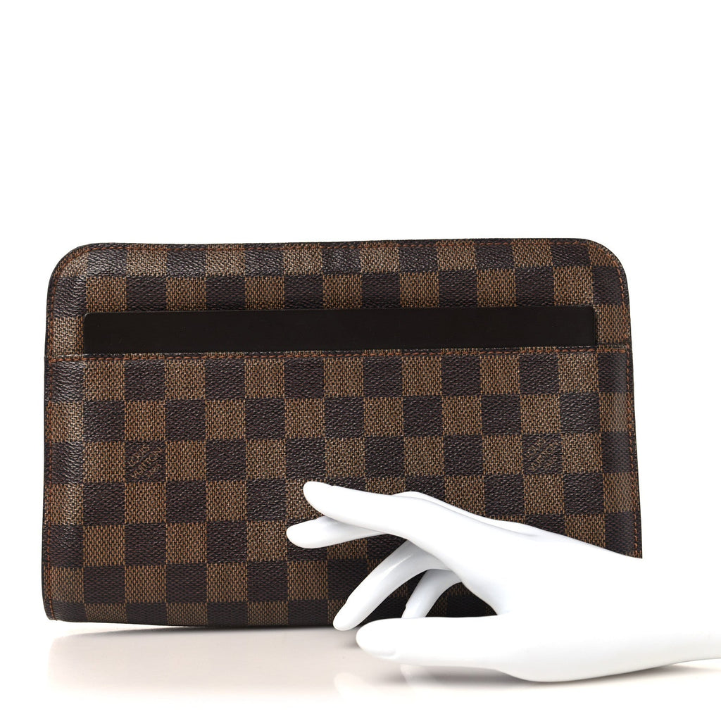 Louis Vuitton Damier Ebene Pochette Saint Louis Clutch