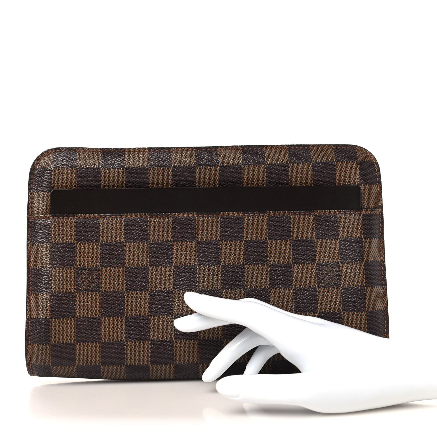 Louis Vuitton Damier Ebene Pochette Saint Louis Clutch