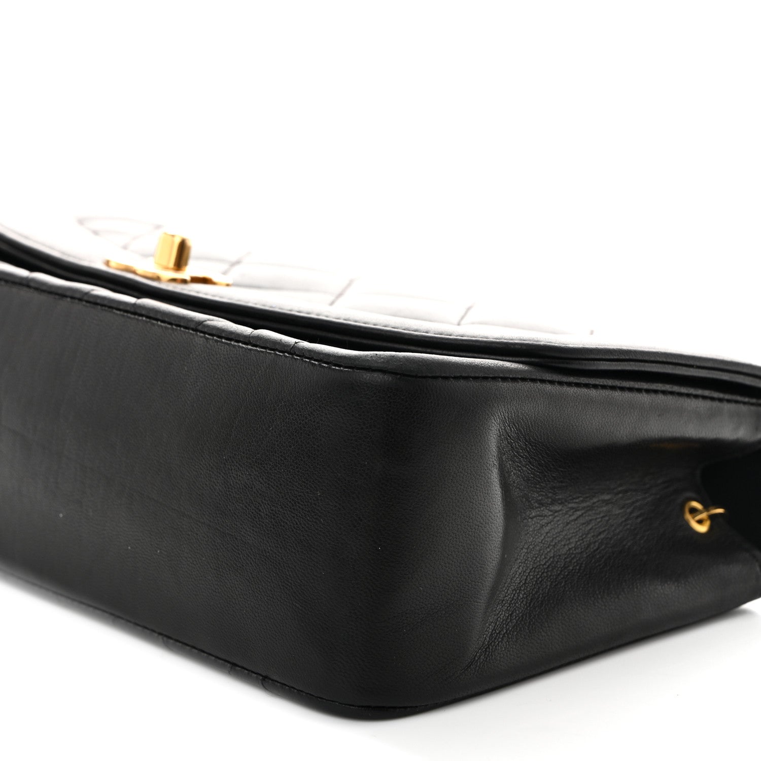 Chanel Lambskin Quilted Small Single Flap Black