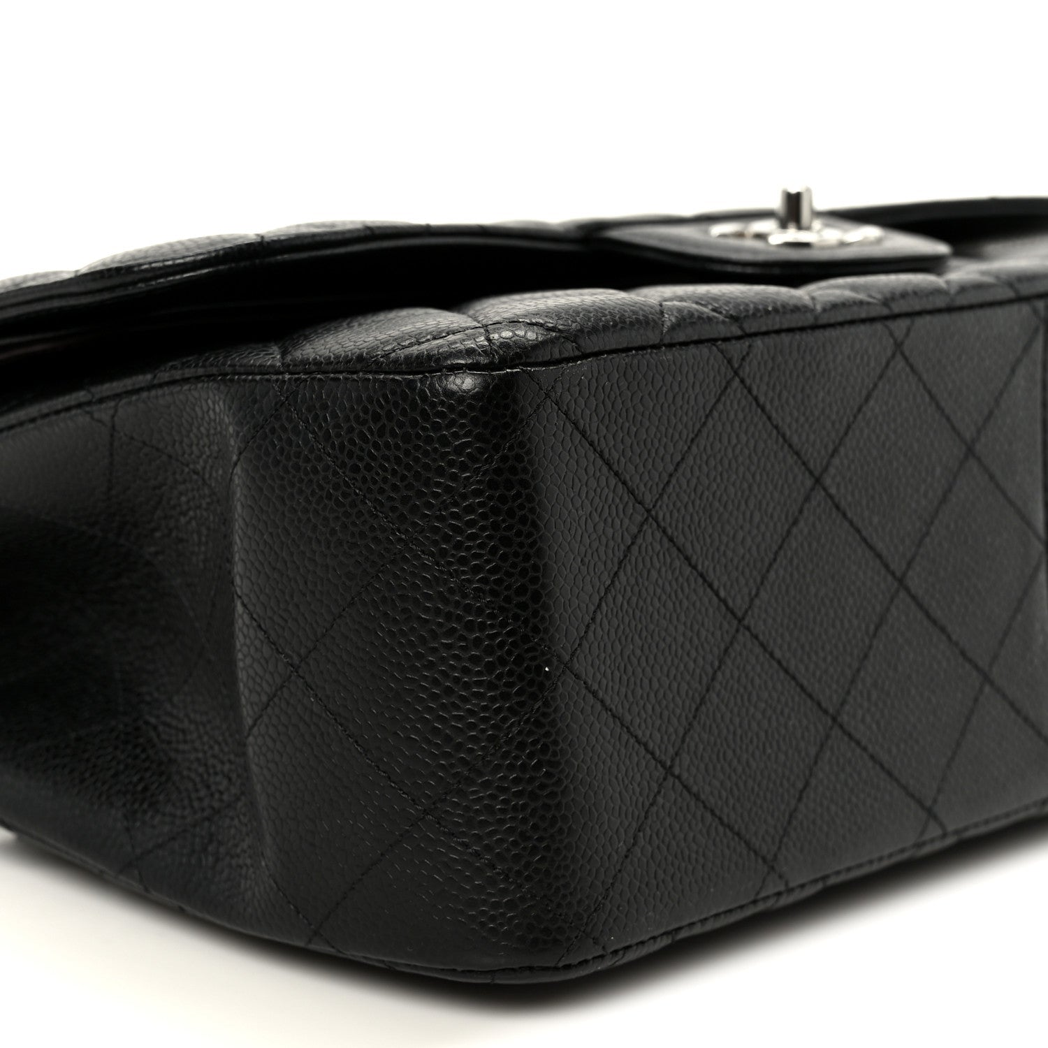 Chanel Caviar Quilted Jumbo Double Flap Black