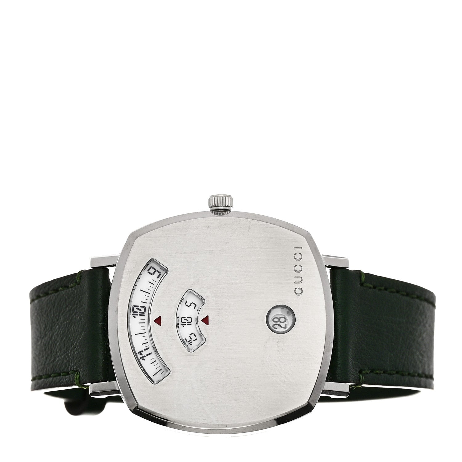 Gucci Stainless Steel Calfskin 35mm Grip Quartz Watch Green