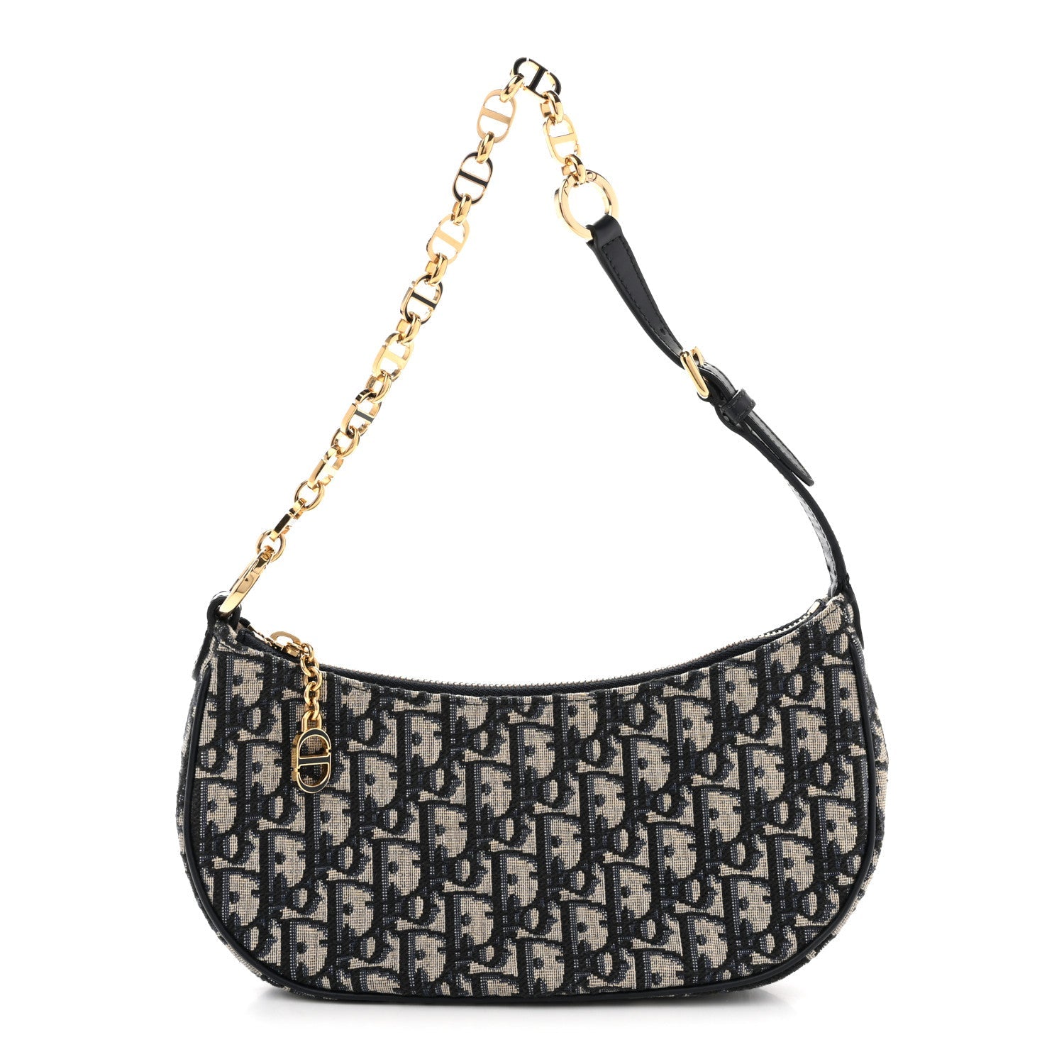 Christian Dior Oblique CD Lounge Bag Blue