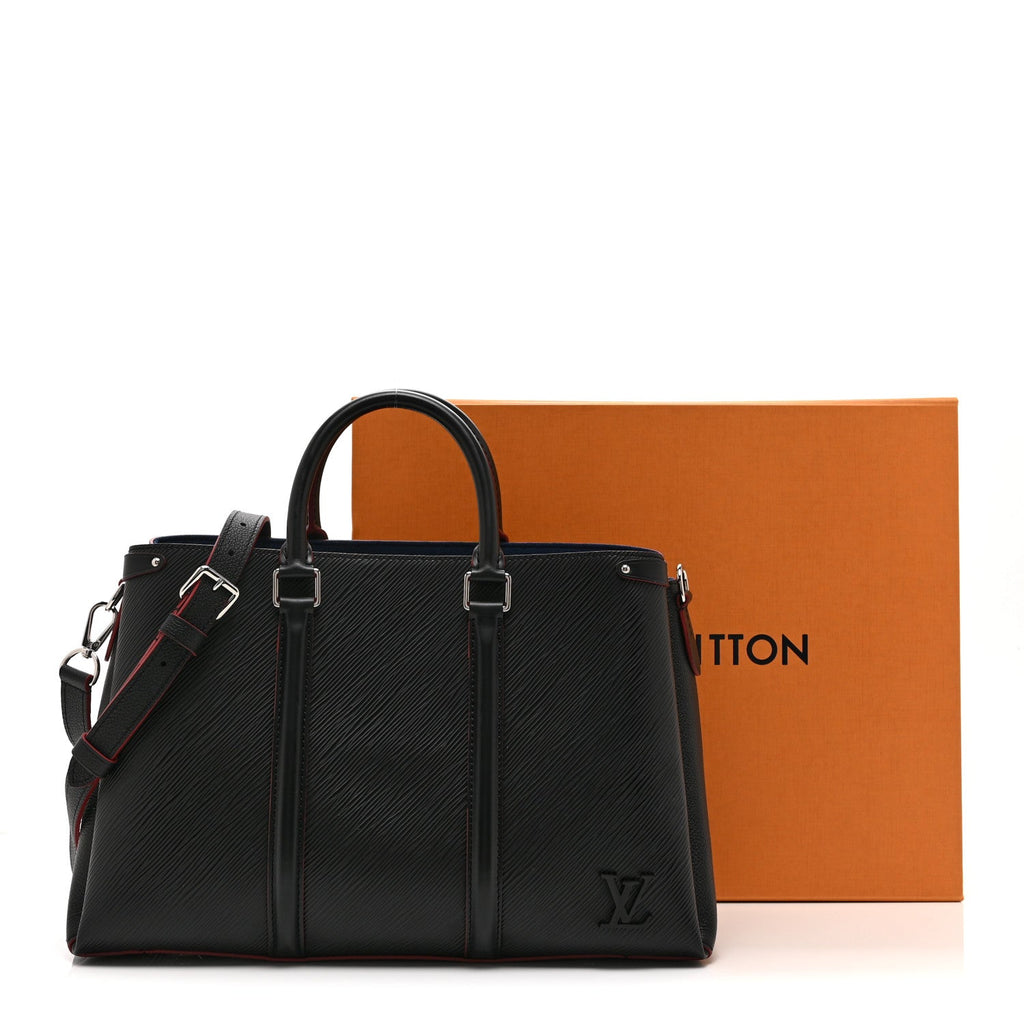 Louis Vuitton Epi Soufflot MM NM Black