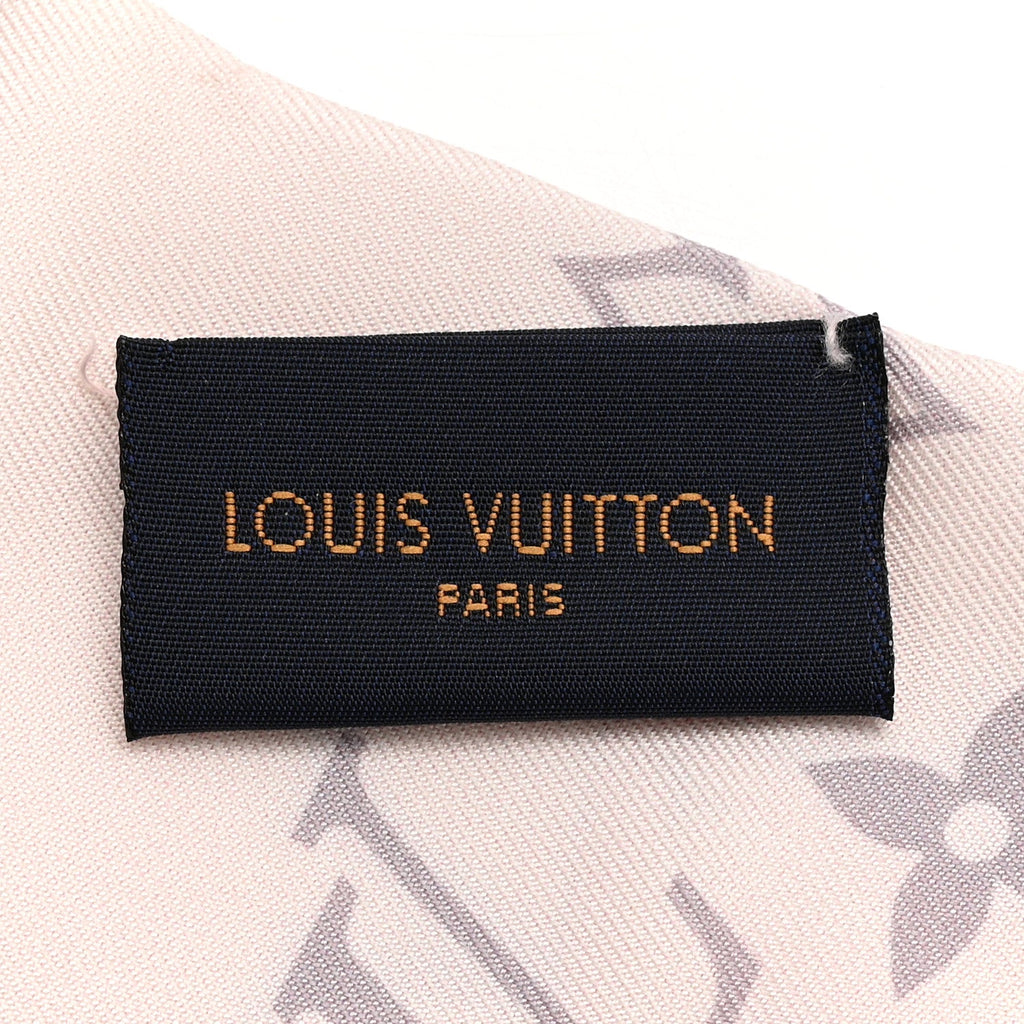 Louis Vuitton Silk Monogram Confidential Bandeau Light Pink