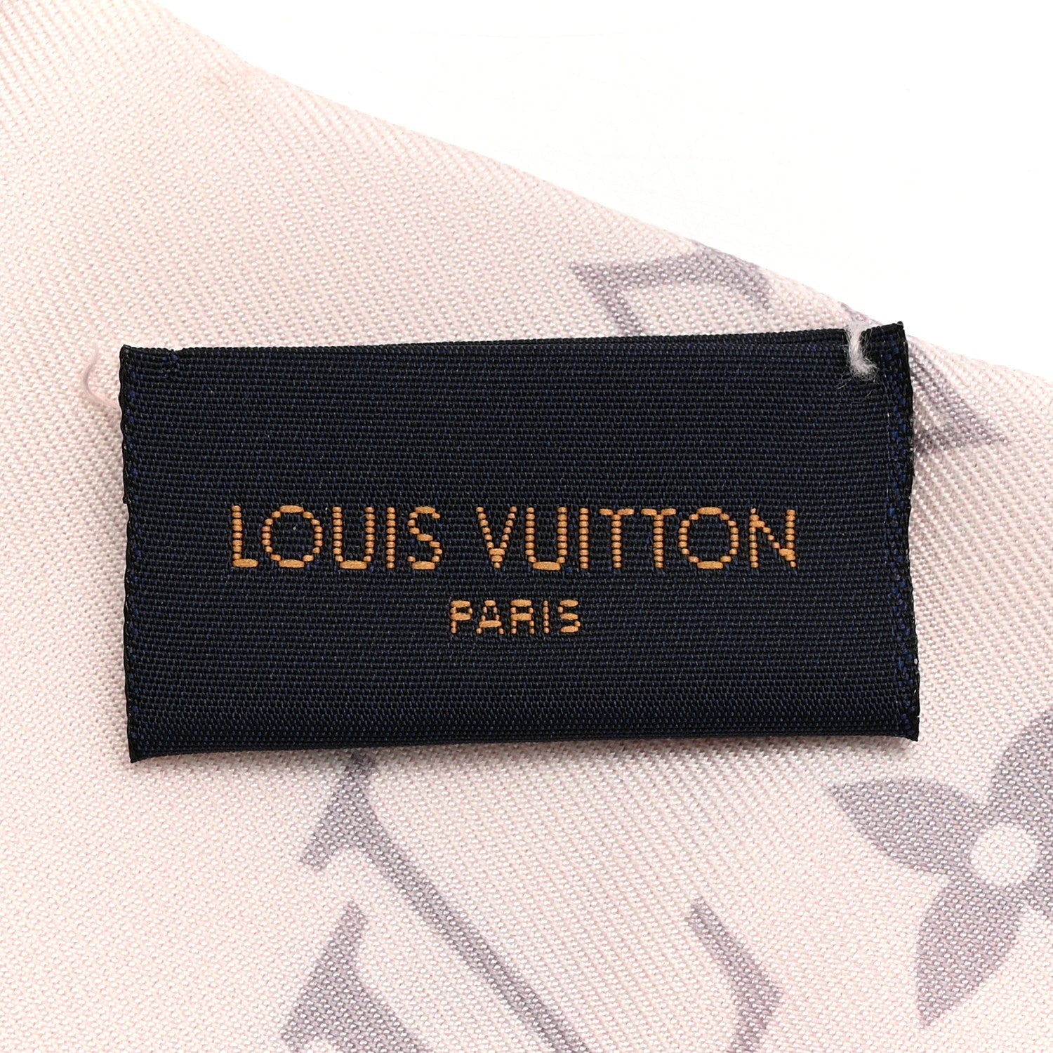 Louis Vuitton Silk Monogram Confidential Bandeau Light Pink