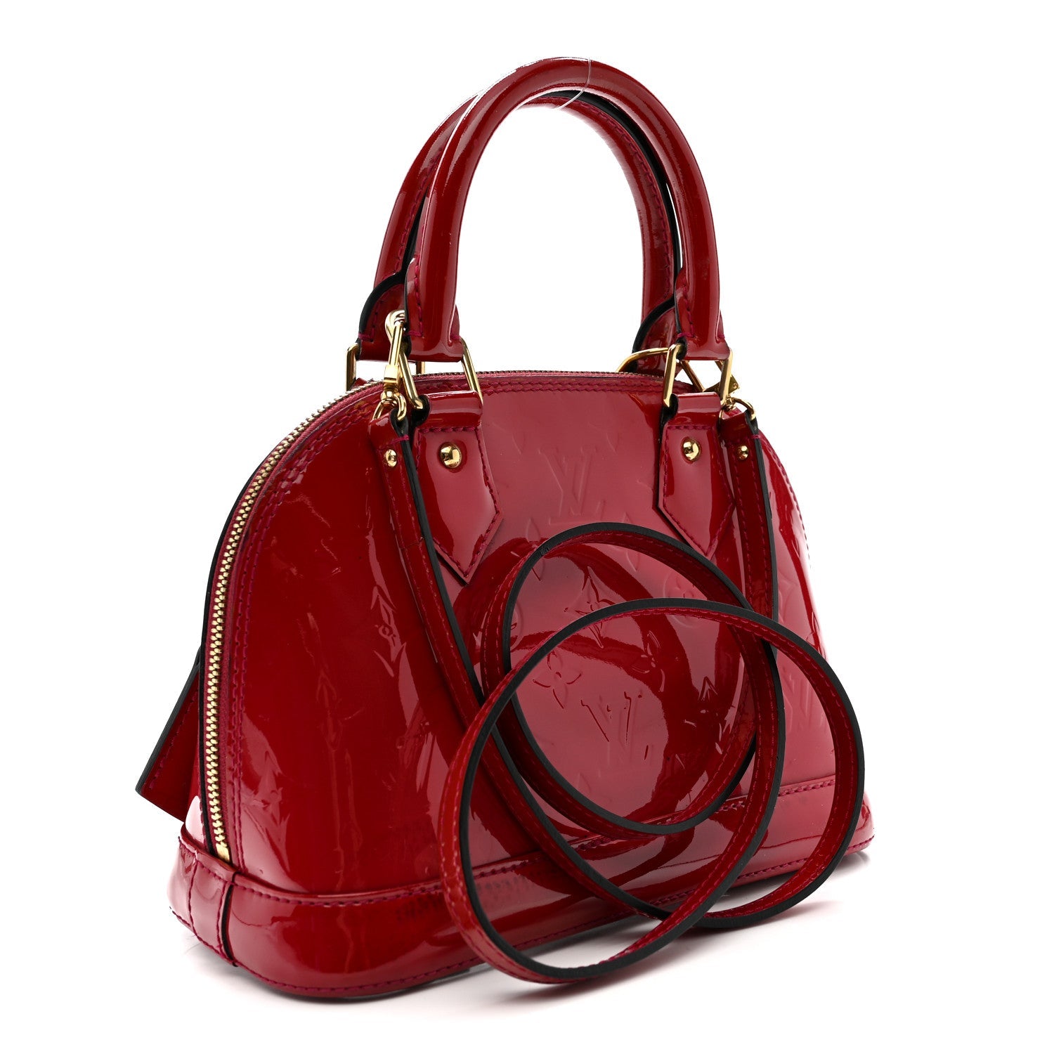Louis Vuitton Vernis Alma BB Rose Indien
