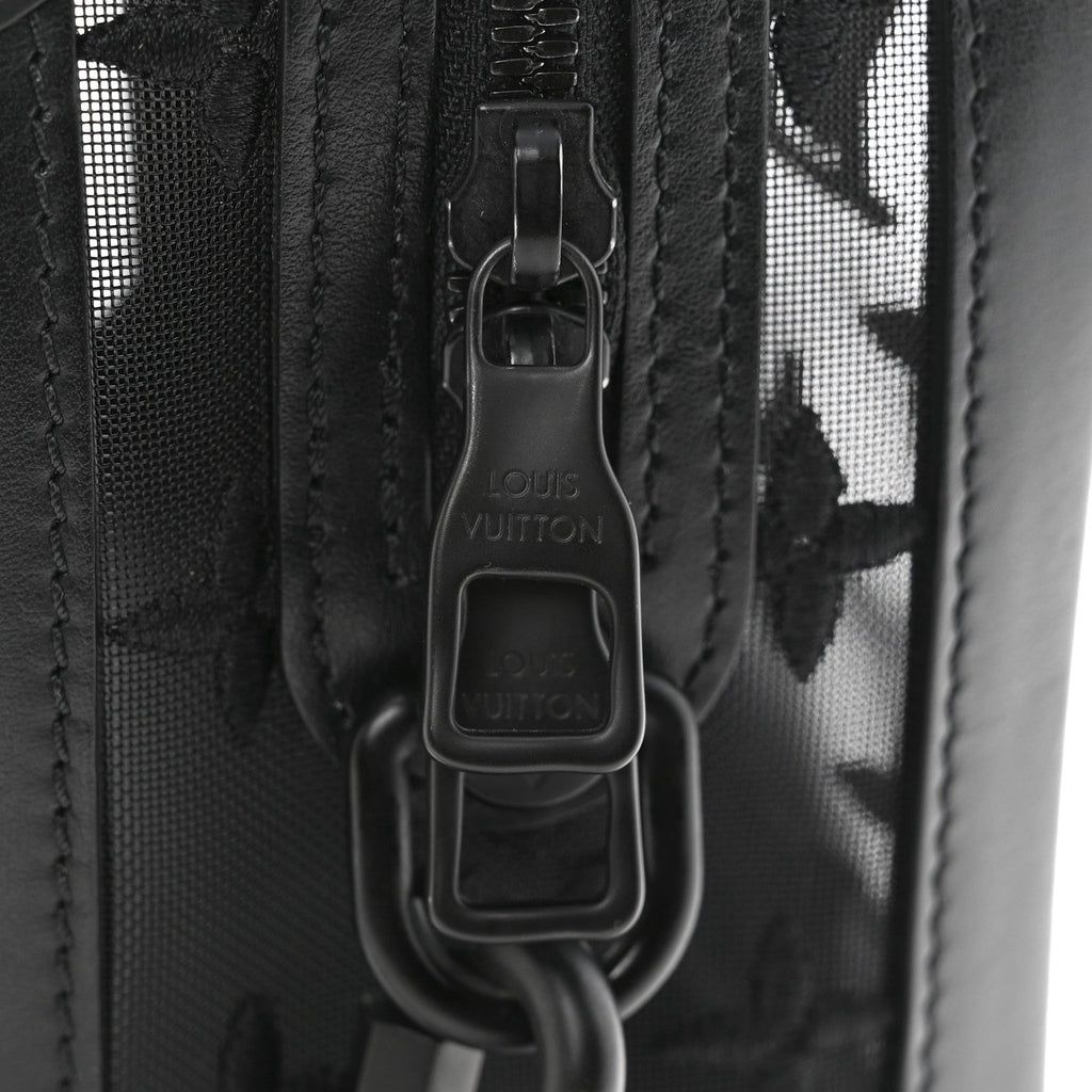 Louis Vuitton Monogram See Through Soft Trunk Black