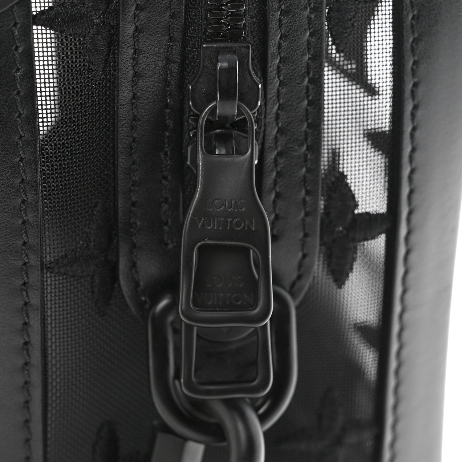 Louis Vuitton Monogram See Through Soft Trunk Black