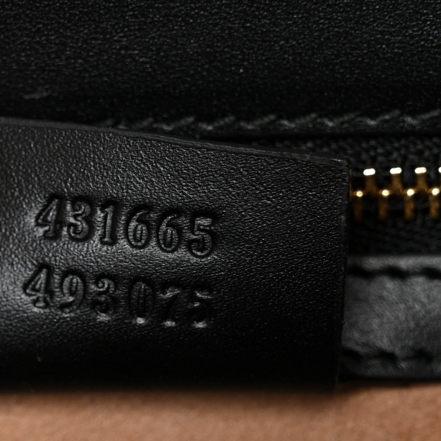 Gucci Guccissima Signature Medium Sylvie Top Handle Bag Black