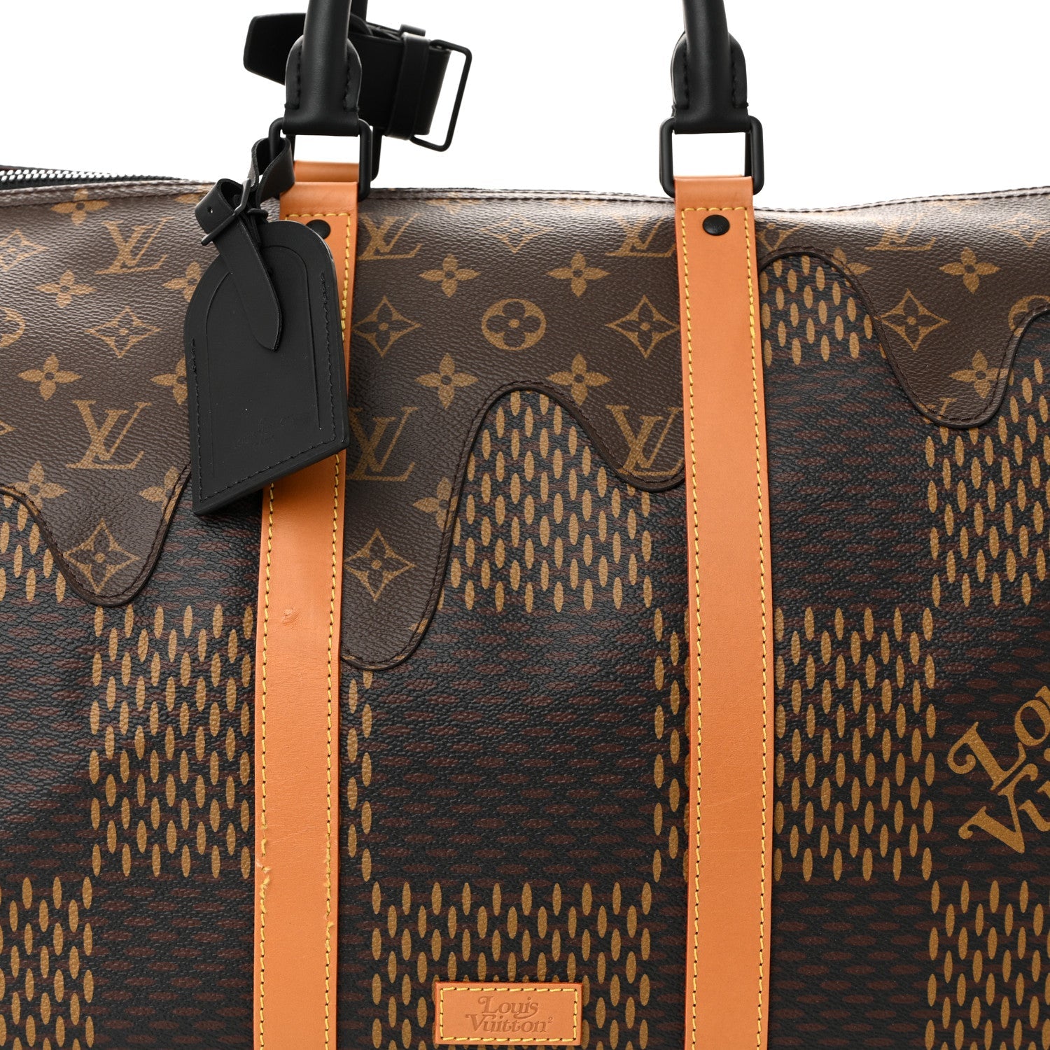 Louis Vuitton x Nigo Giant Damier Ebene Monogram Keepall Bandouliere 50