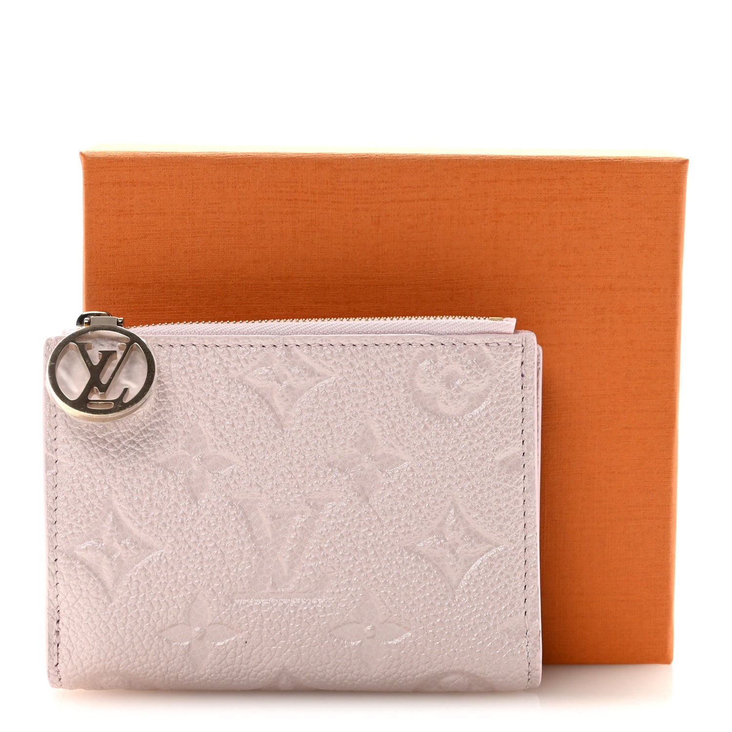Louis Vuitton Empreinte Monogram Flower Lisa Wallet Snowy Pearl
