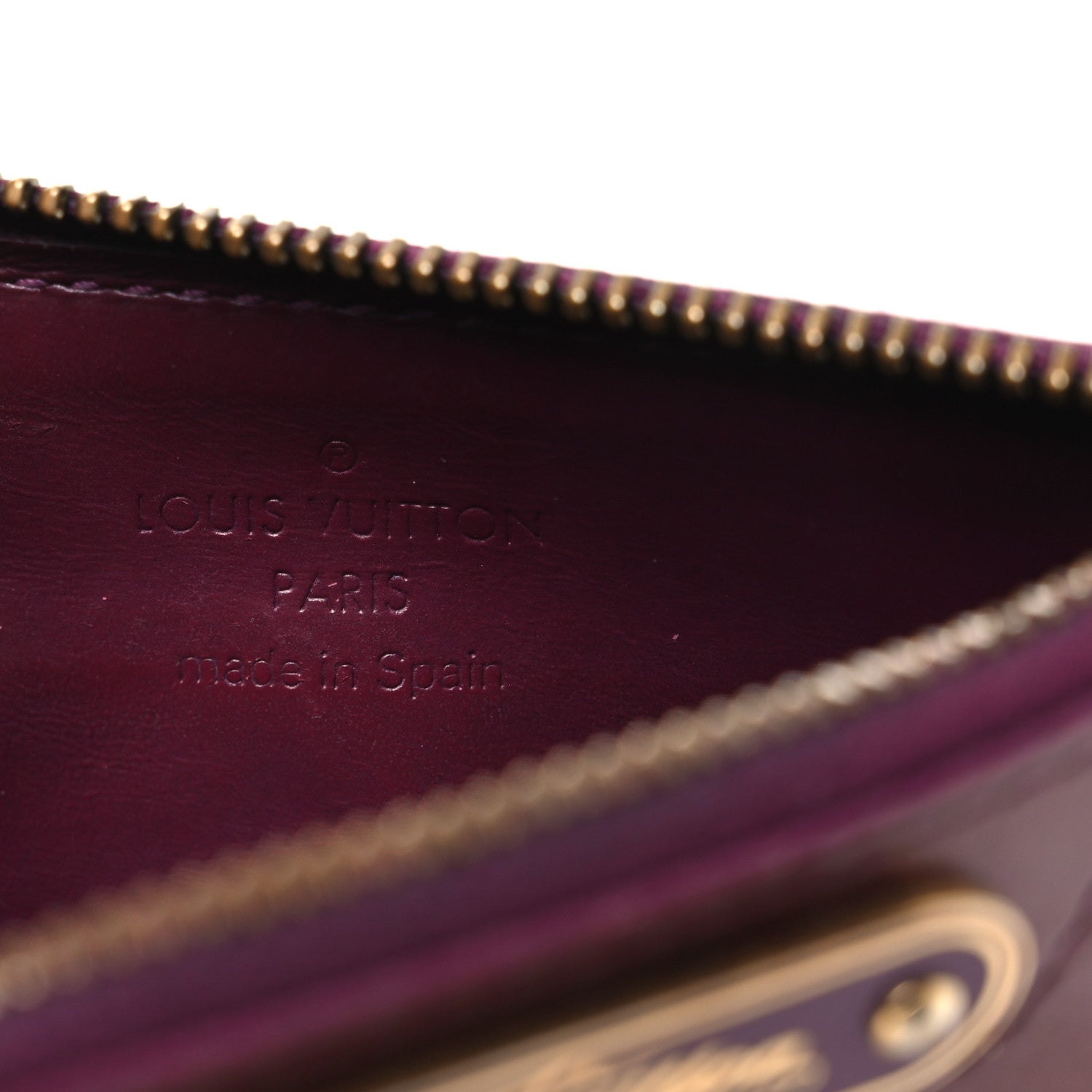 Louis Vuitton Vernis Key Pouch Violet