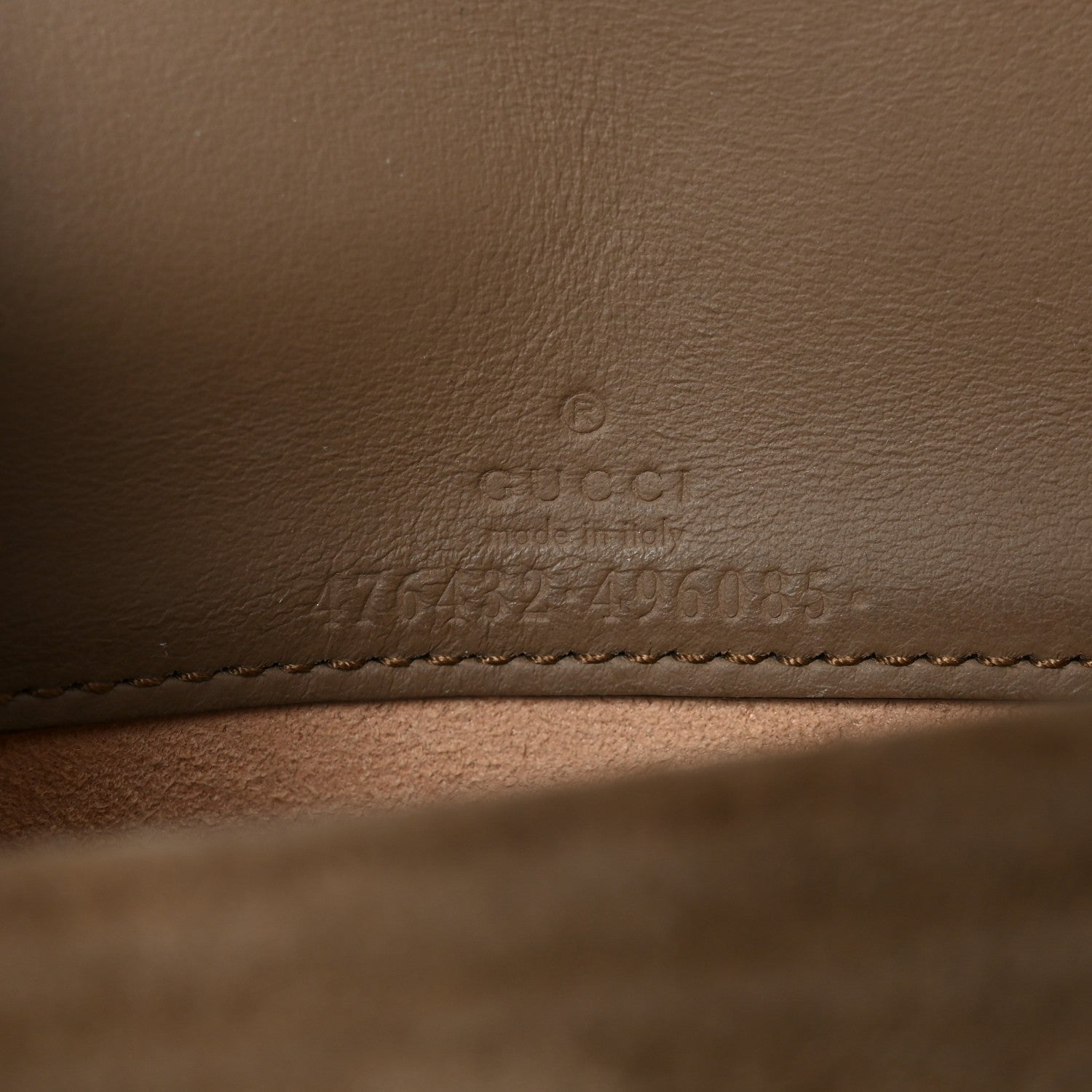 Gucci GG Supreme Monogram Super Mini Dionysus Shoulder Bag Taupe
