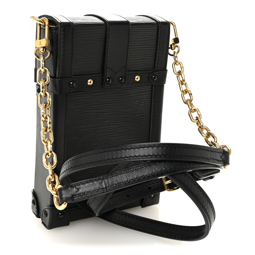 Louis Vuitton Epi Pochette Trunk Verticale Black