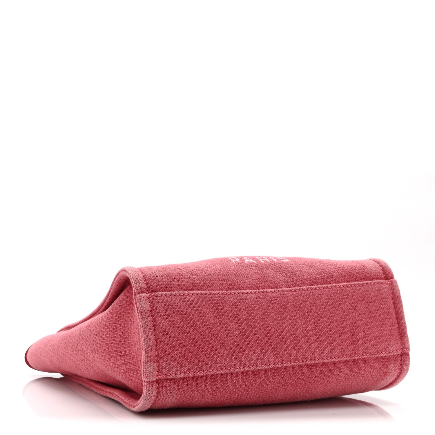 Chanel Canvas Mini Deauville Tote Red