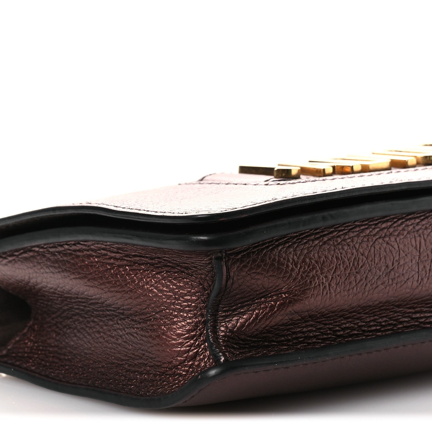 Christian Dior Metallic Calfskin J'Adior Chain Flap Bag Noisette