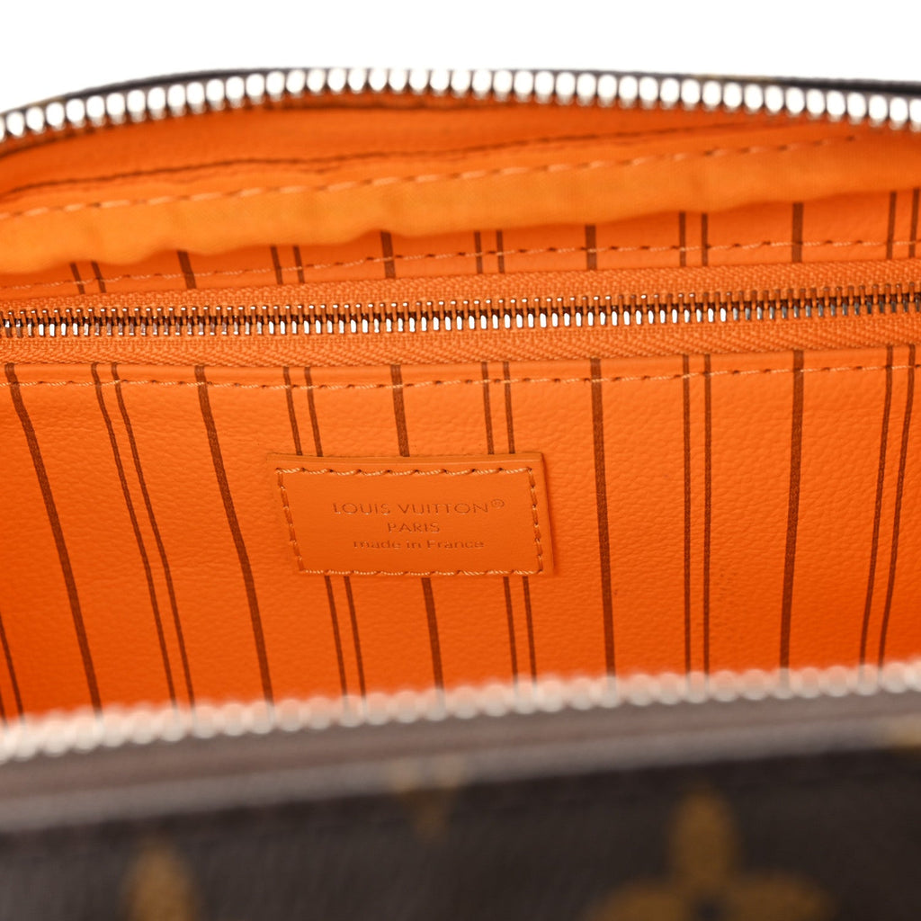 Louis Vuitton Monogram Macassar Dopp Kit Toilet Pouch Safran Yellow
