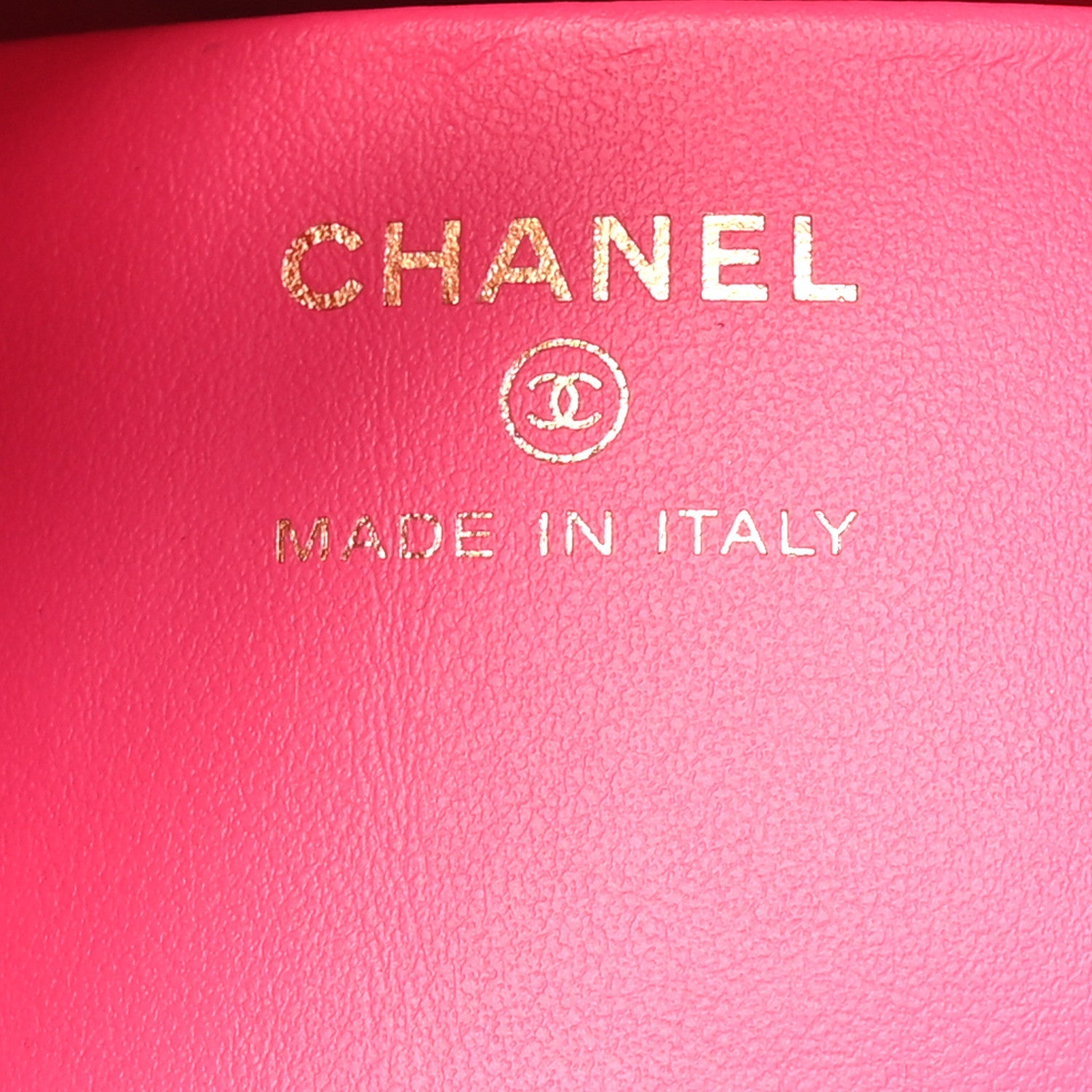 Chanel Shiny Crumpled Calfskin Quilted Nano 31 Shopping Bag Pink