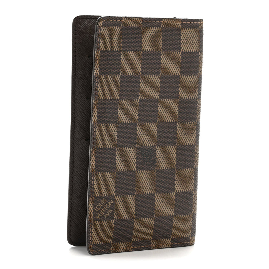 Louis Vuitton Damier Ebene Pocket Agenda Cover