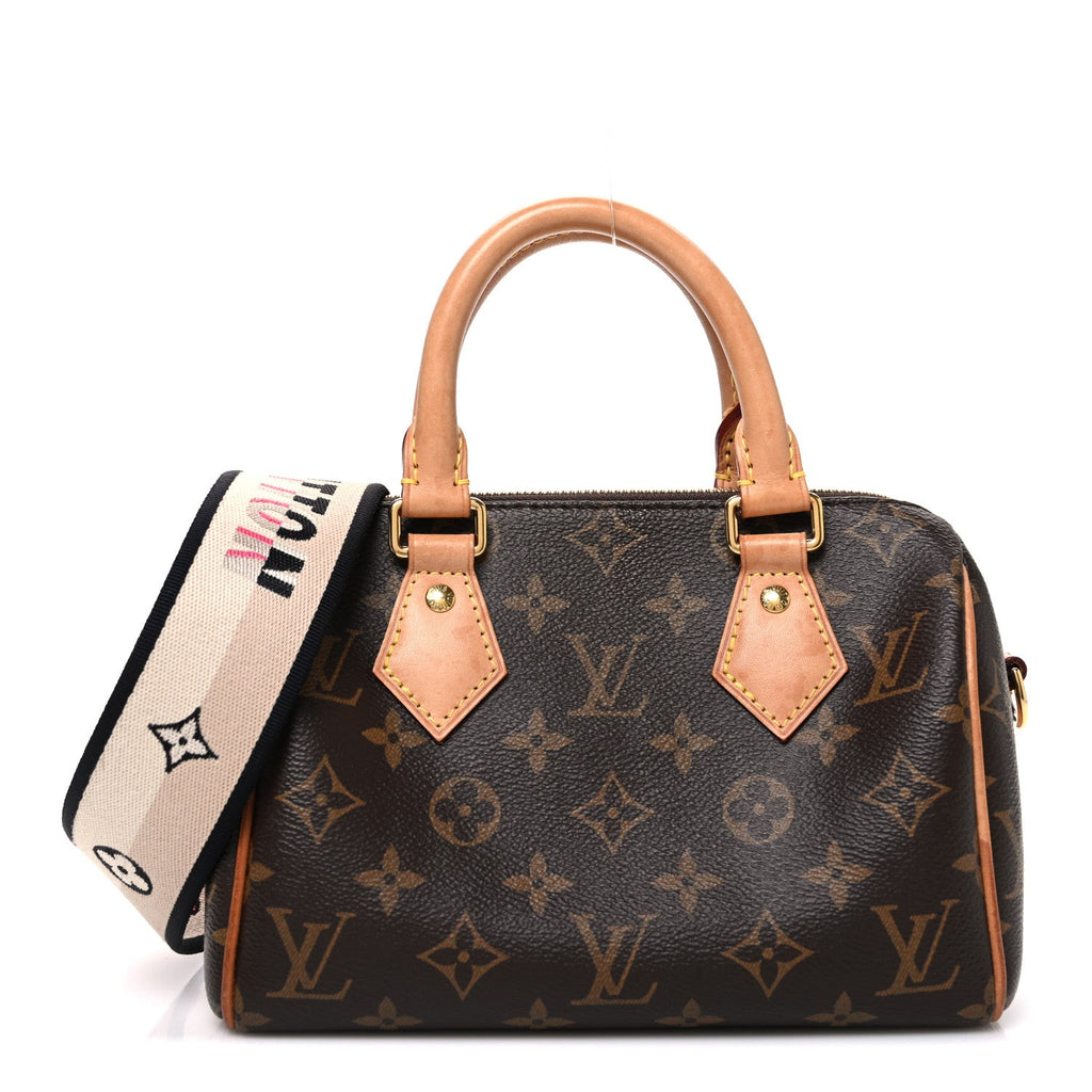 Louis Vuitton Monogram Speedy Bandouliere 20 Black
