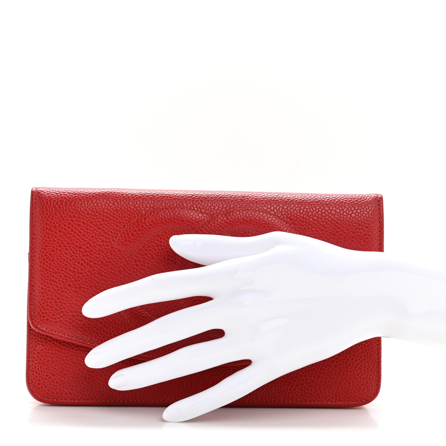 Caviar Timeless CC Wallet Red