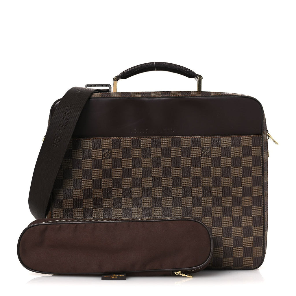 Louis Vuitton Damier Ebene Porte Ordinateur Sabana Computer Case