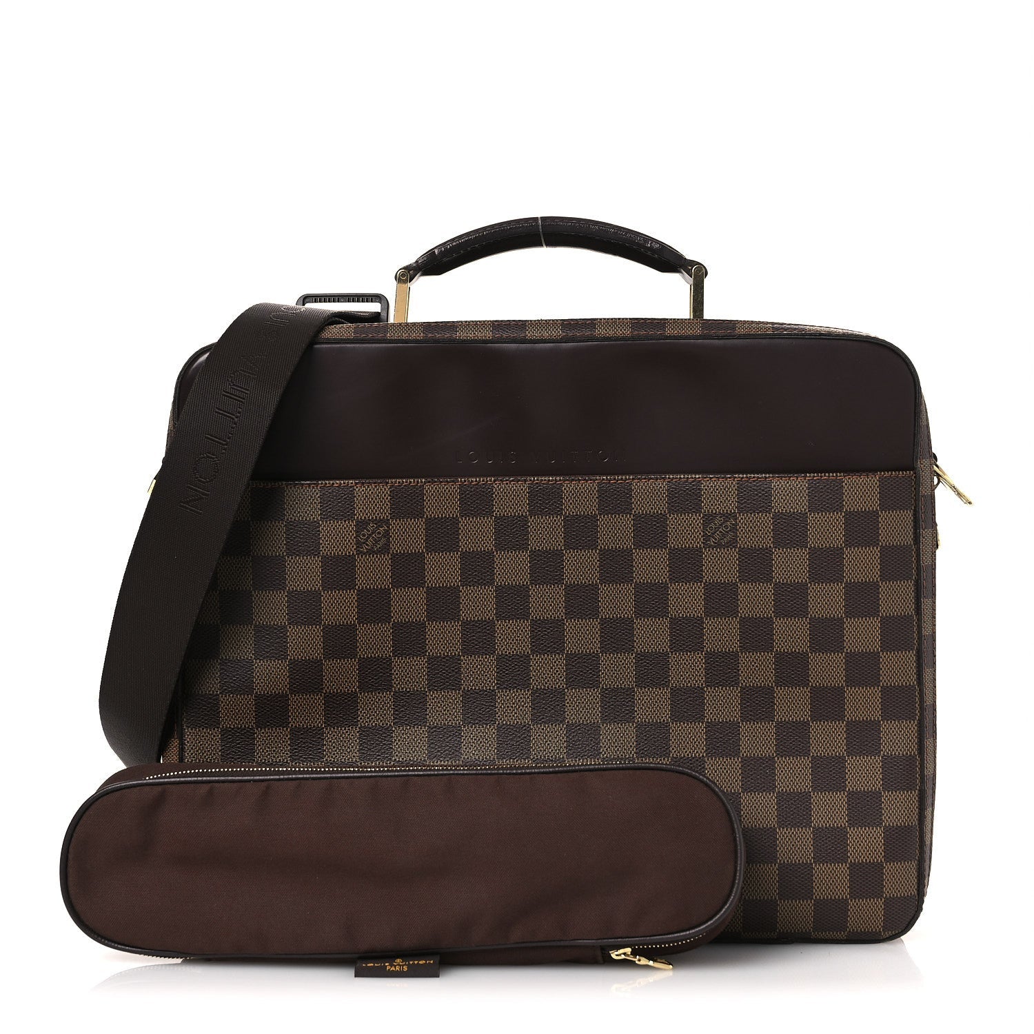 Louis Vuitton Damier Ebene Porte Ordinateur Sabana Computer Case
