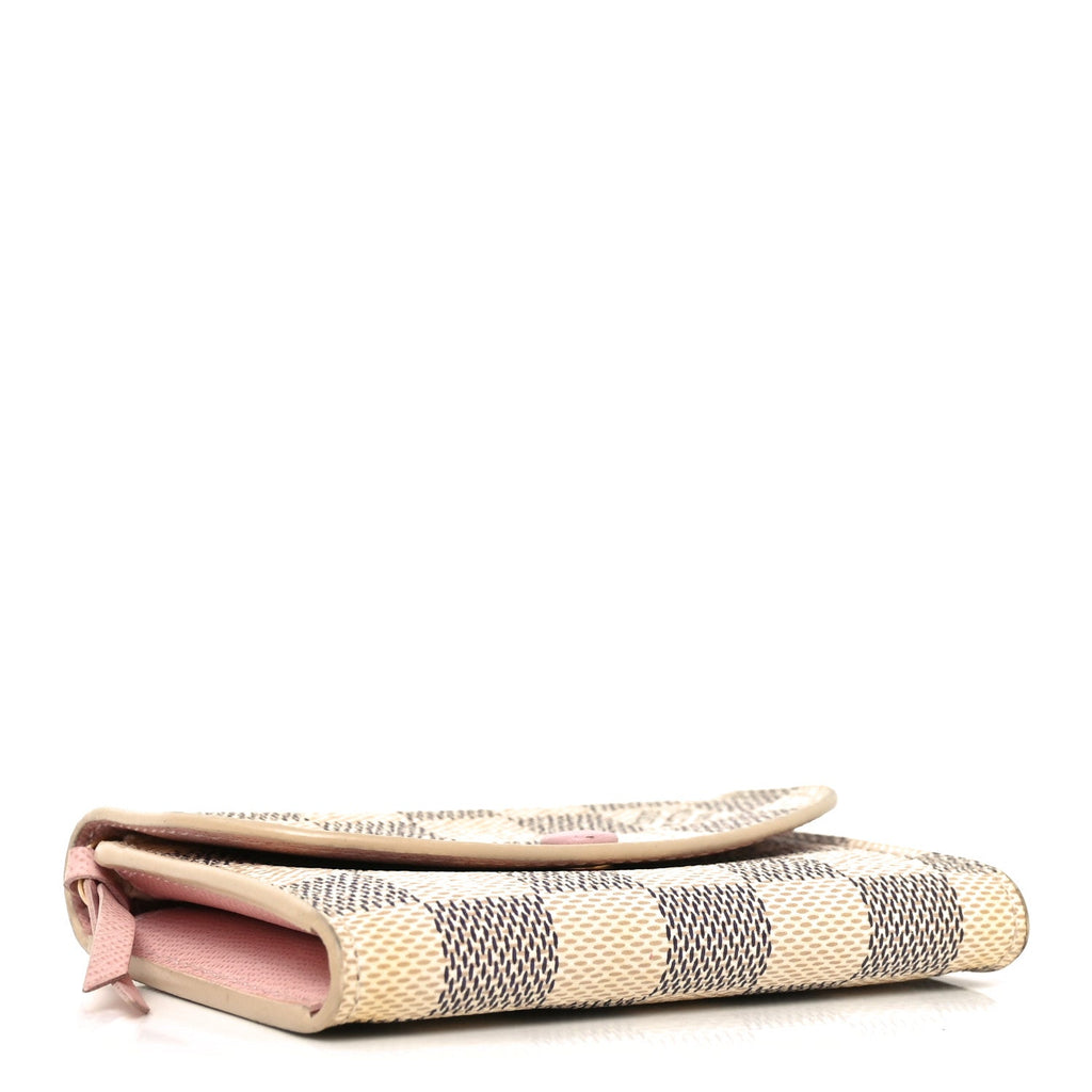 Louis Vuitton Damier Azur Rosalie Coin Purse Rose Ballerine