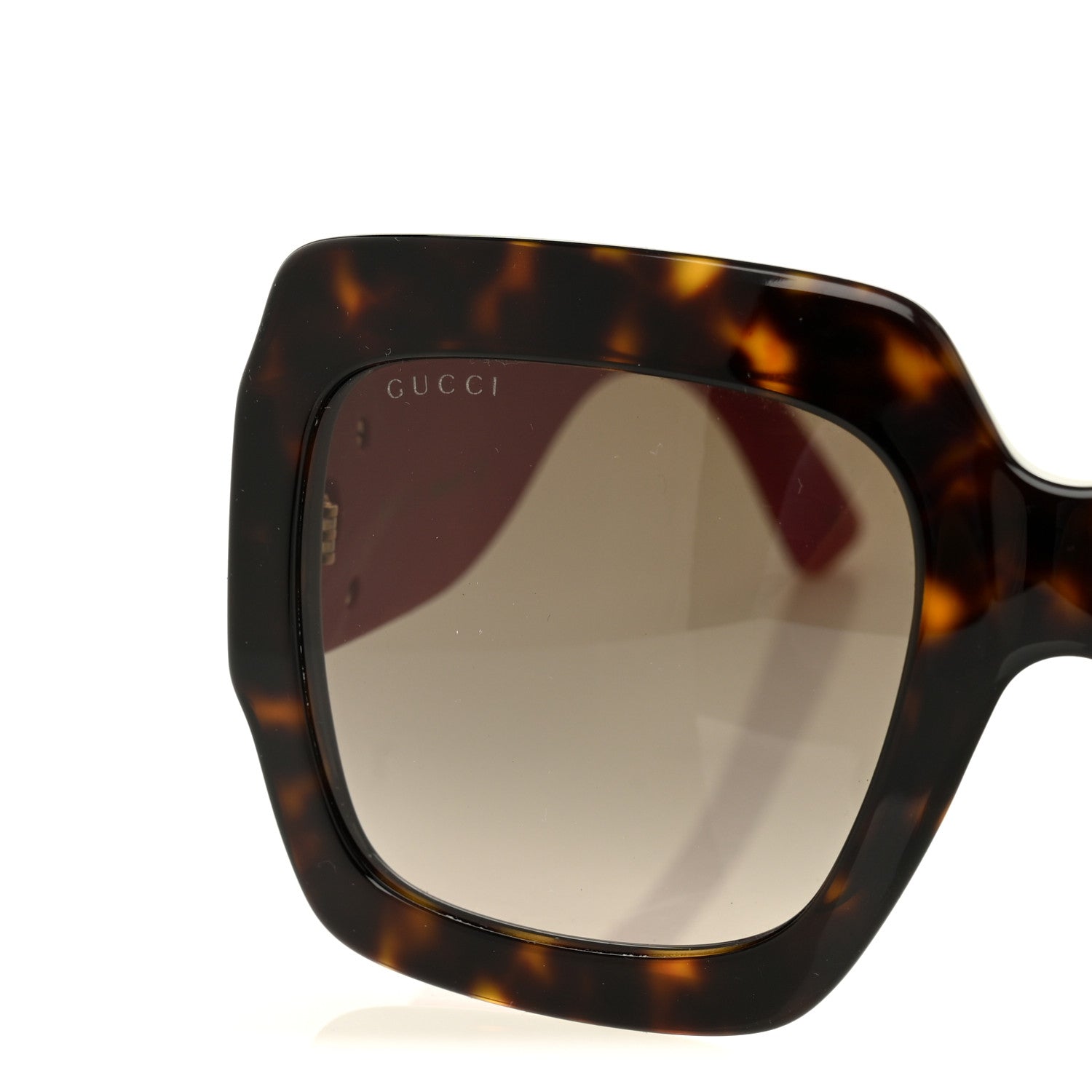 Gucci Square Frame GG0102S Sunglasses Glitter Pink Multi