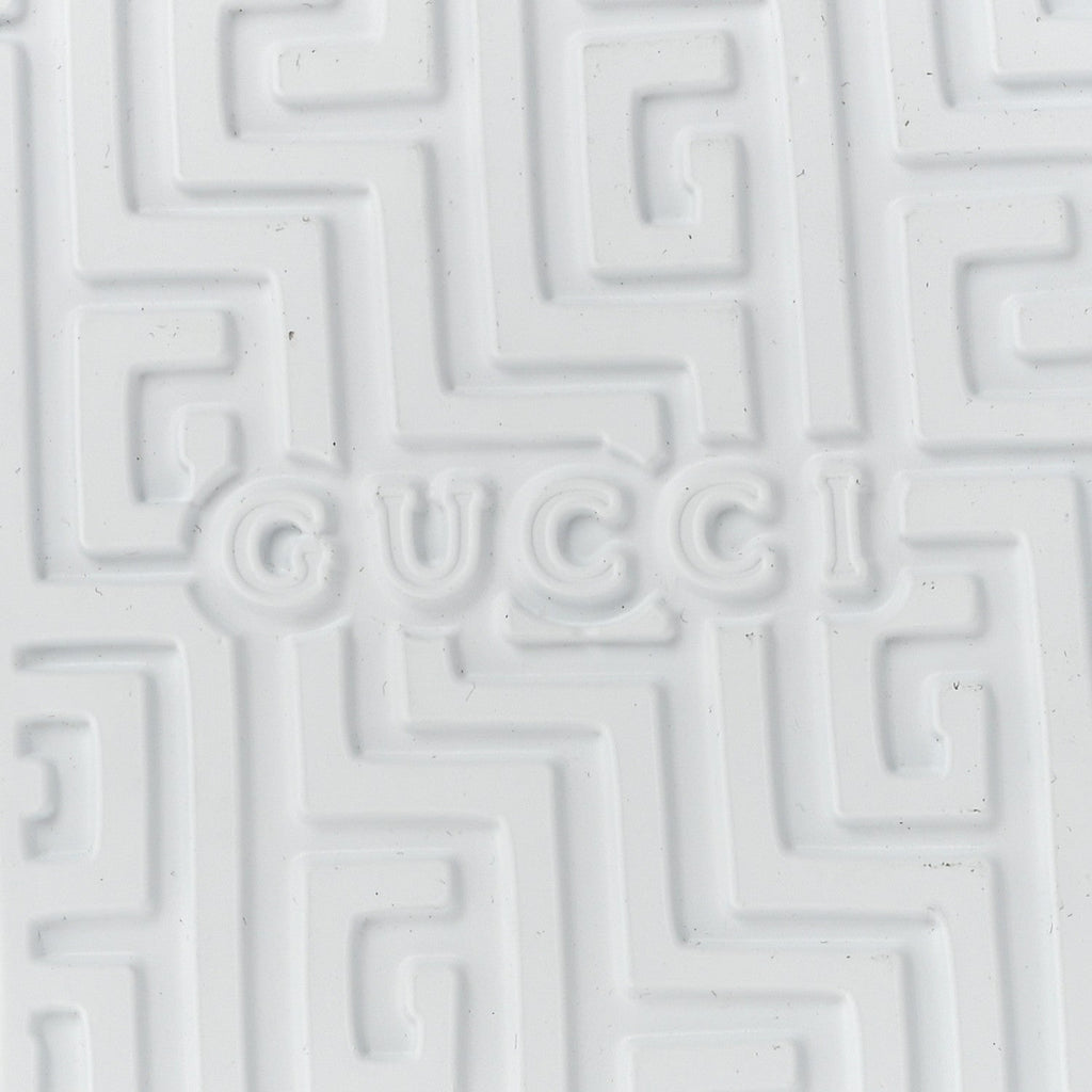 Gucci Rubber Ace Sabot Mules 41 Great White