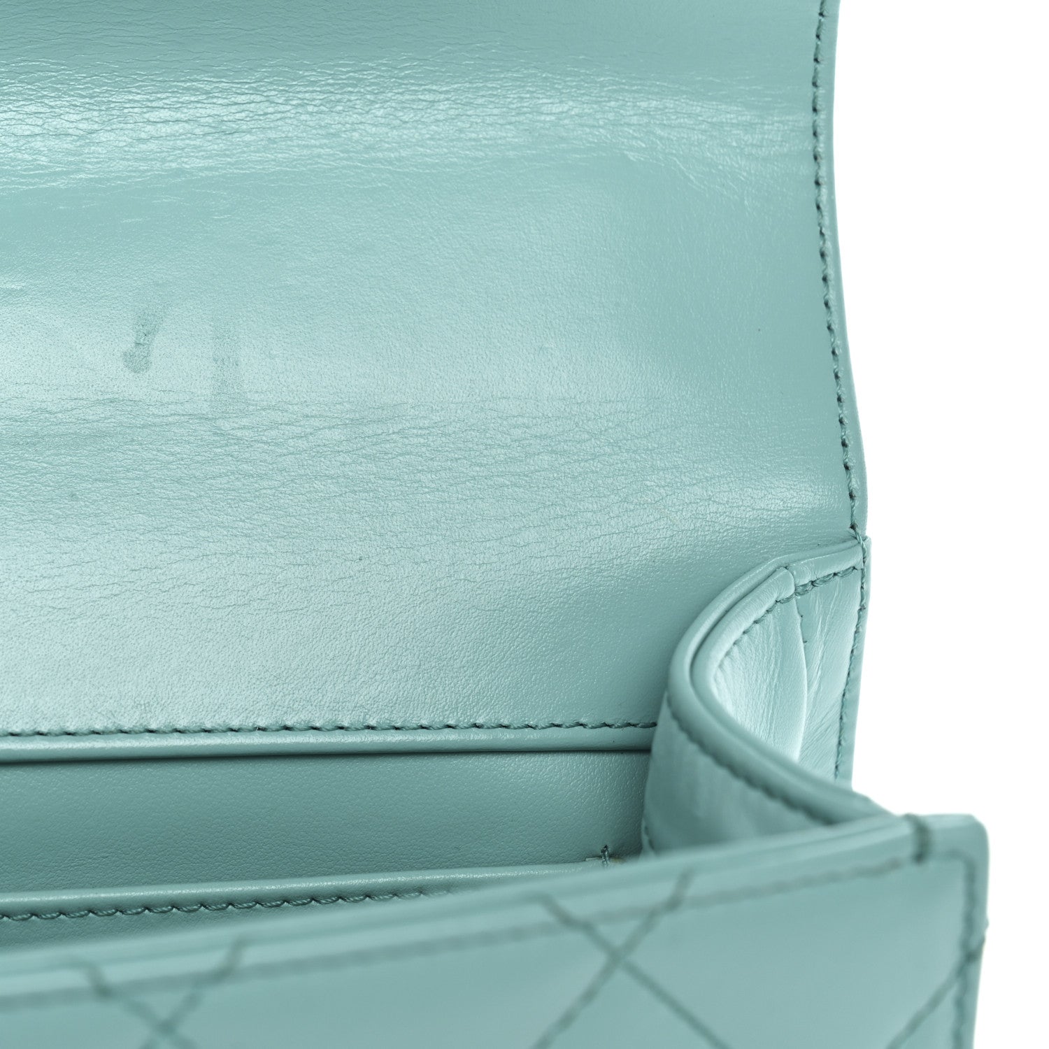 Chanel Calfskin Quilted Mini Perfect Fit Flap Turquoise