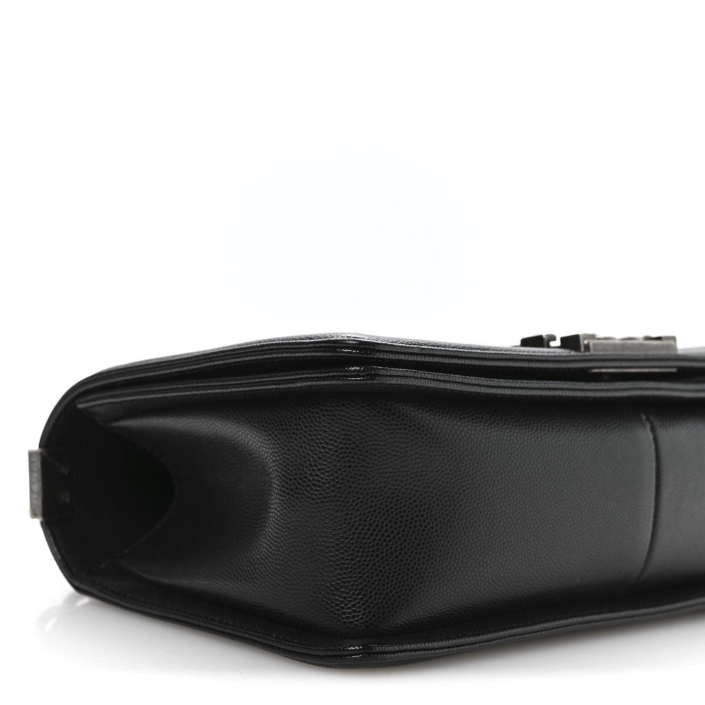 Chanel Caviar Quilted Medium Boy Flap Black
