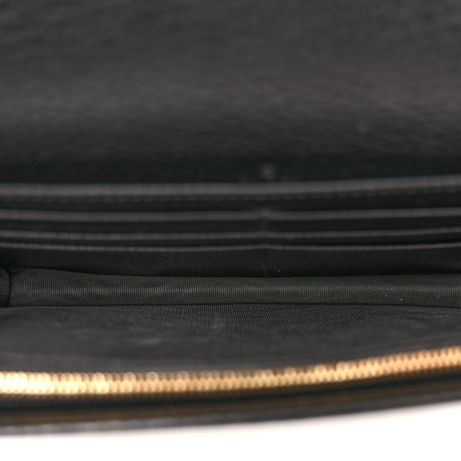 Gucci Dollar Calfskin Mini GG Marmont Chain Wallet Black