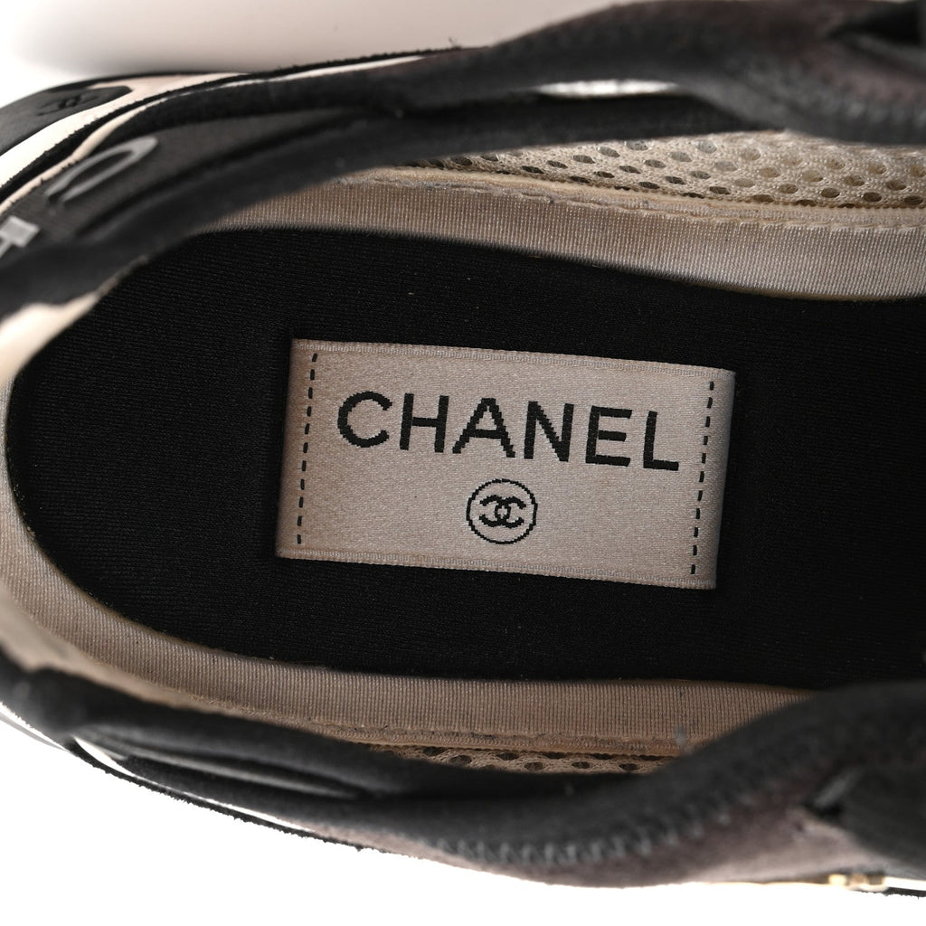 Fabric Suede CC Sneakers 39 Black