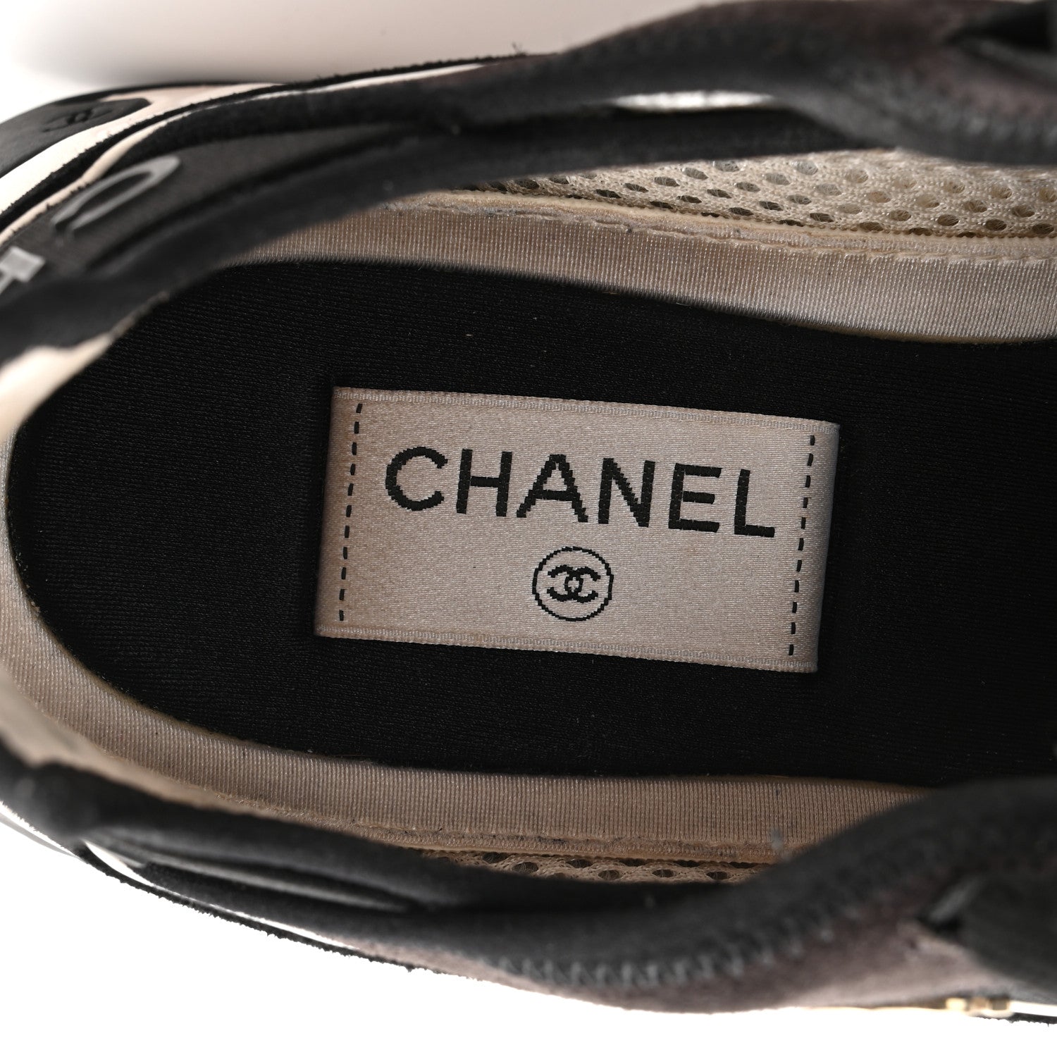 Fabric Suede CC Sneakers 39 Black