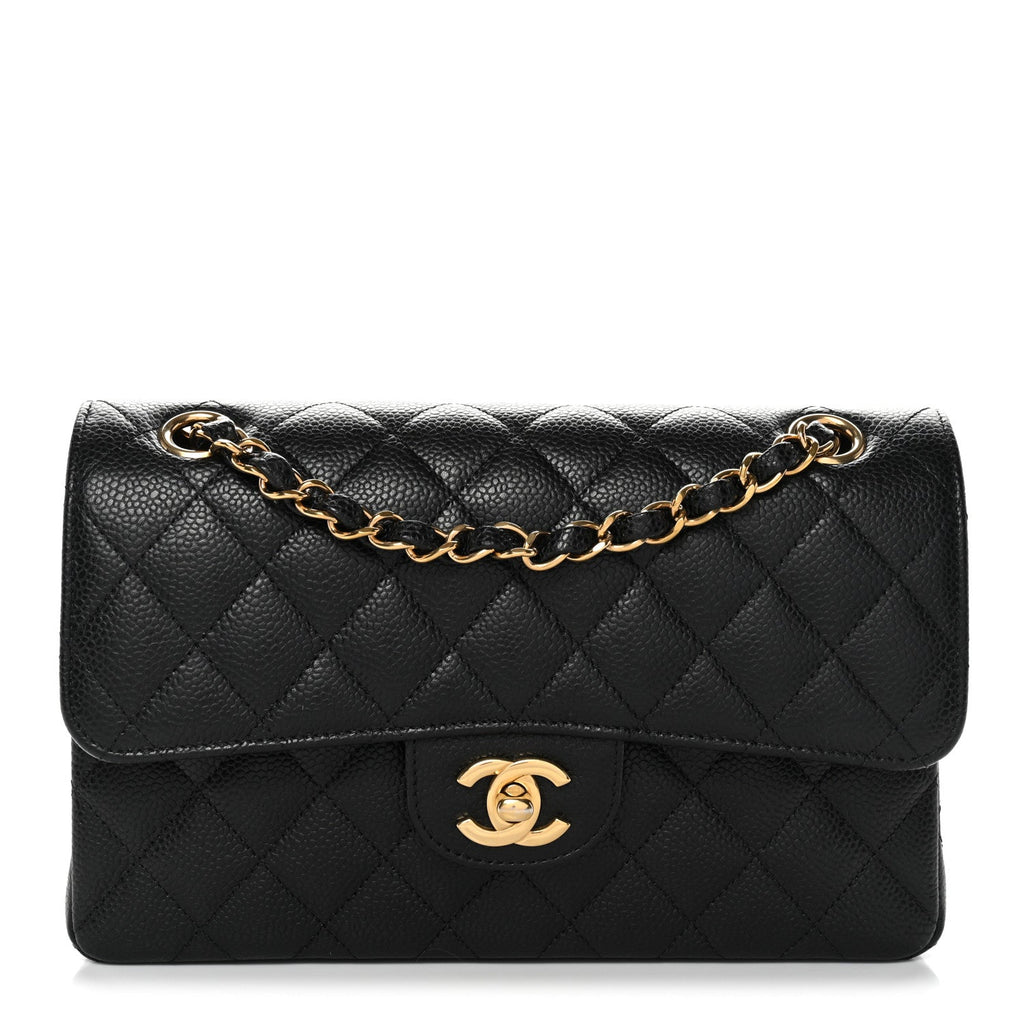 Chanel Caviar Quilted Small Double Flap Black