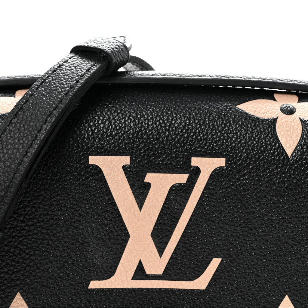 Louis Vuitton Empreinte Monogram Giant Pochette Metis Black Beige