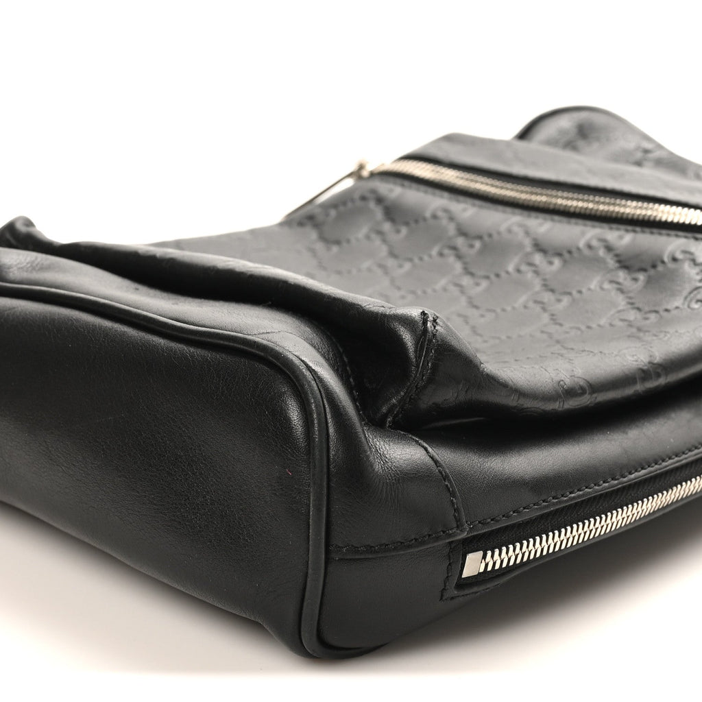 Gucci Guccissima Sling Backpack Black