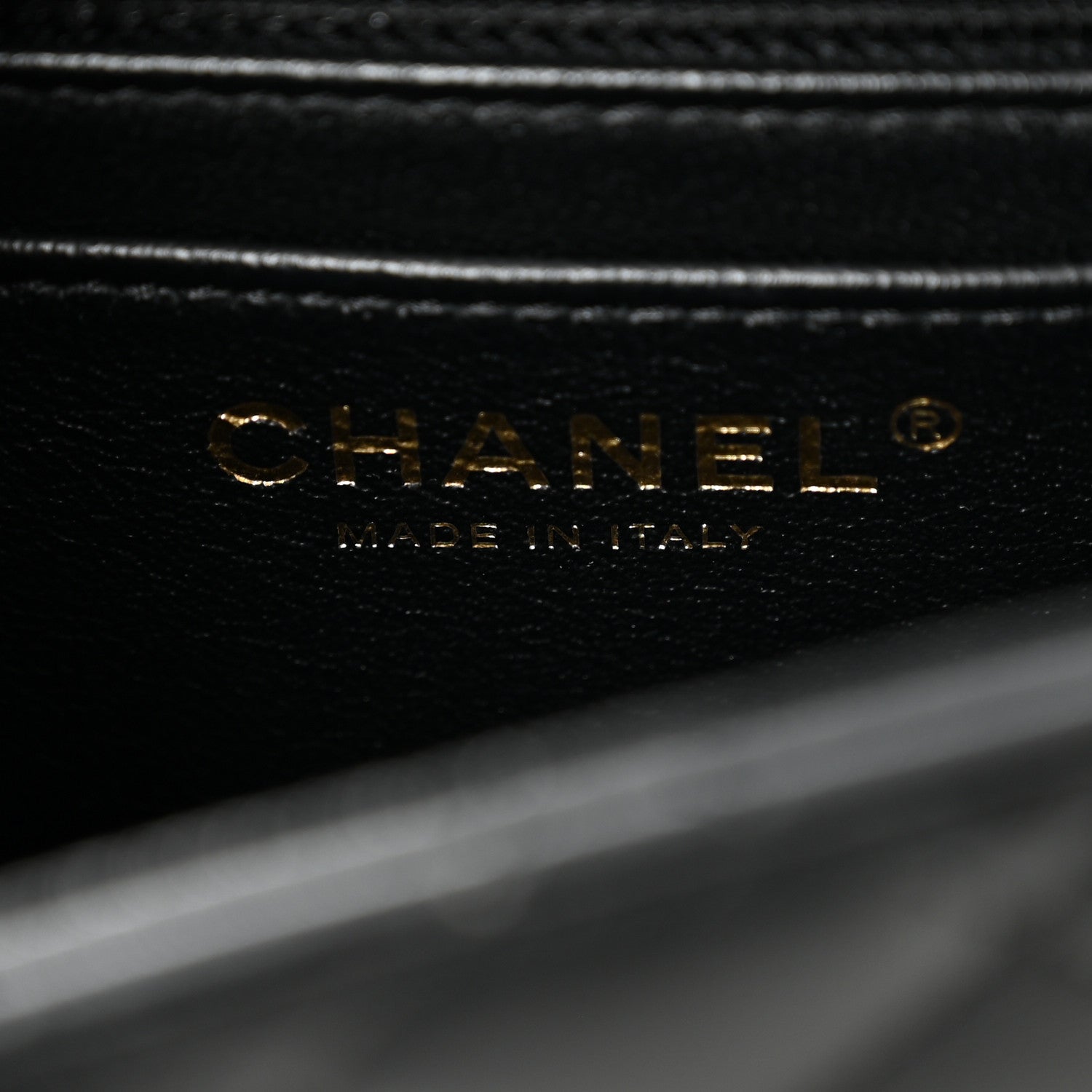 Chanel Lambskin Quilted Mini Square Flap Black