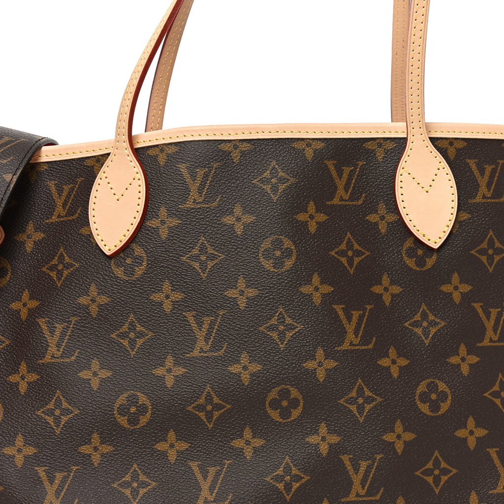 Louis Vuitton Monogram Inside Out Neverfull Bandouliere MM Rose Pondichery