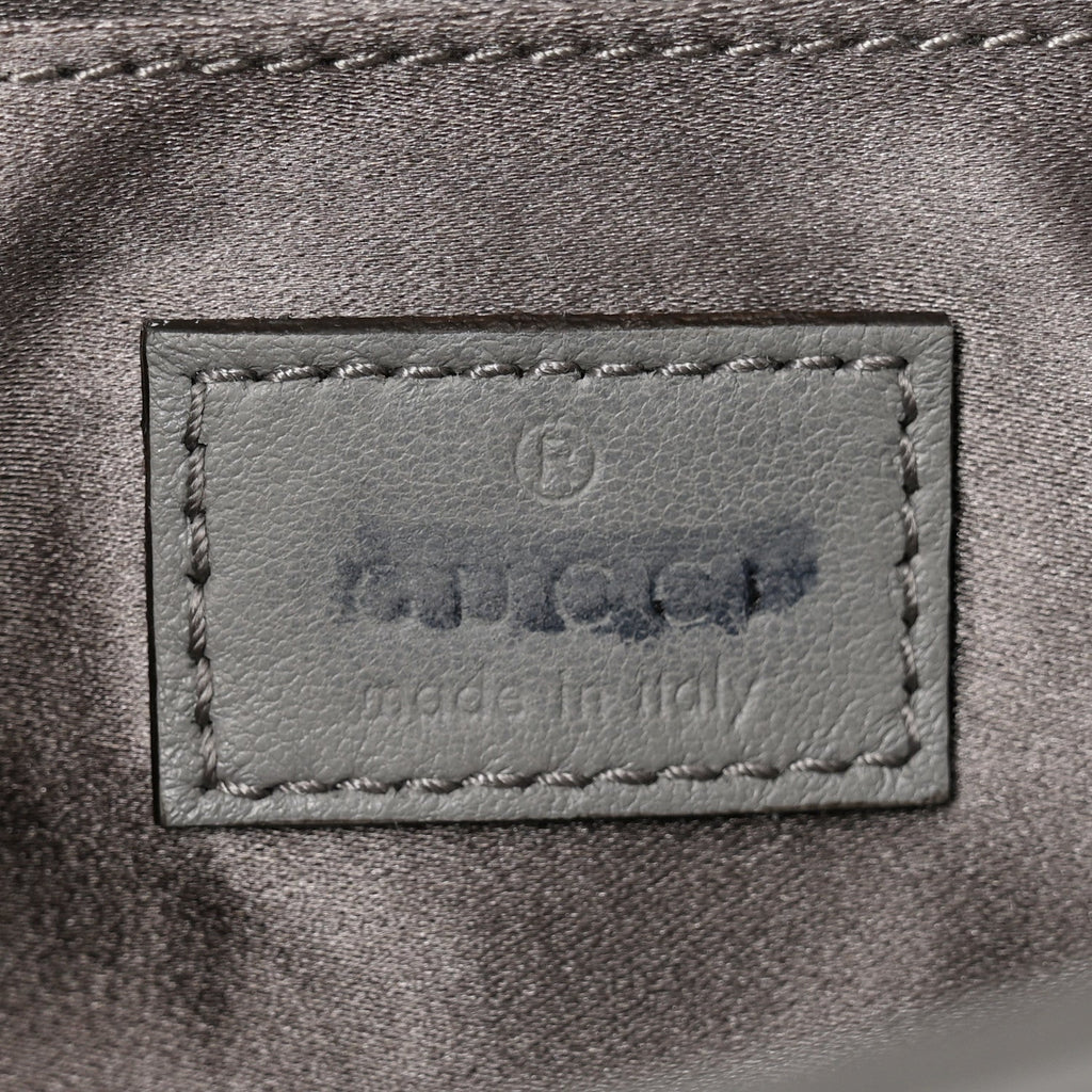 Gucci Nappa Vertical Matelasse Small Maxi Horsebit Chain Shoulder Bag Gray