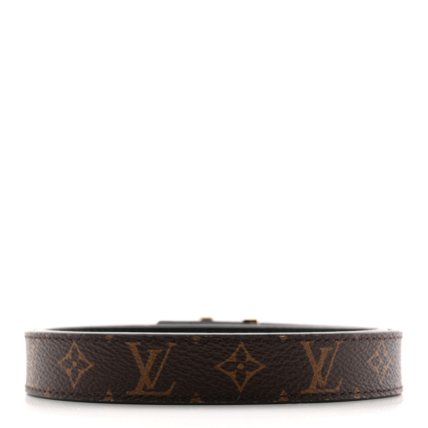 Louis Vuitton Calfskin Monogram 20mm LV Initiales Reversible Belt 65 26 Black