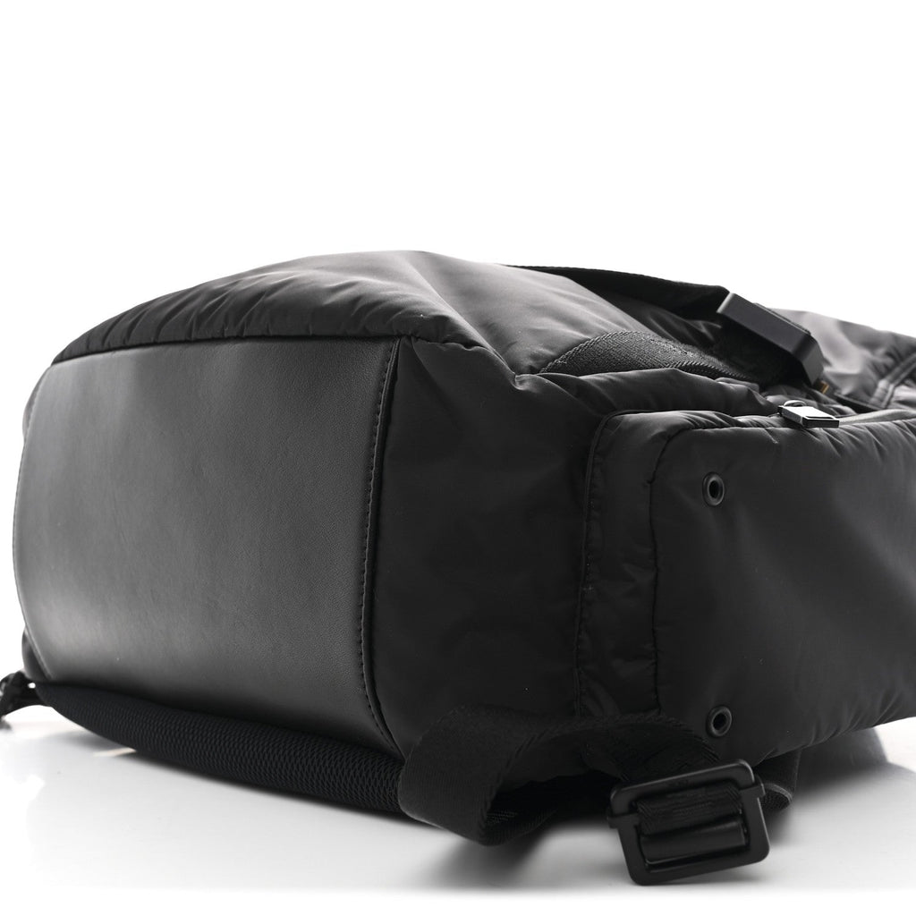 Christian Dior Nylon Saddle Backpack Black