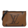 Louis Vuitton Reverse Monogram Giant Double Zip Pochette