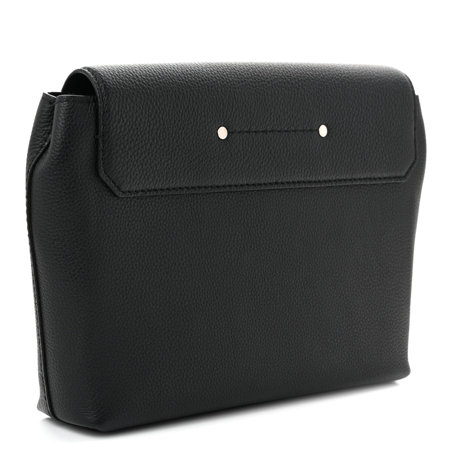 Louis Vuitton Cuir Millesime Georges Pouch Black