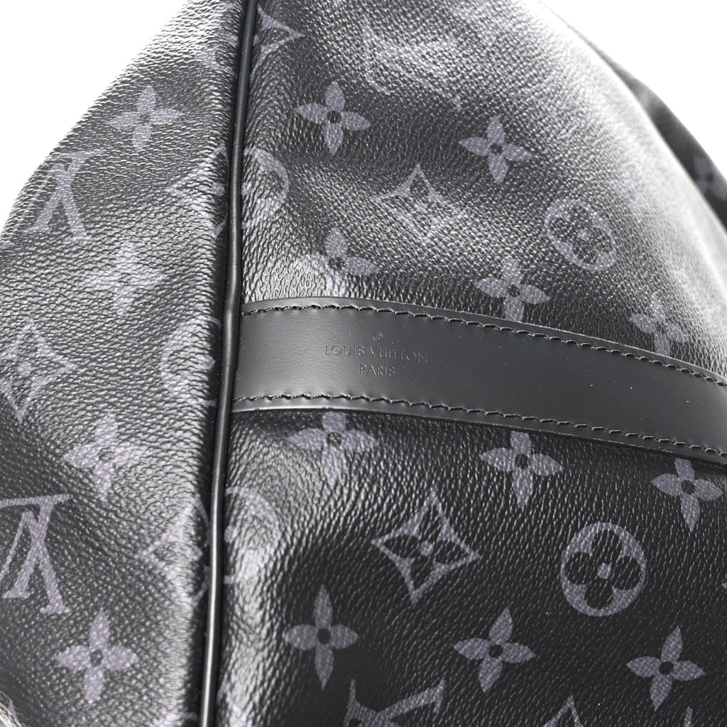 Louis Vuitton Monogram Eclipse Keepall Bandouliere 55