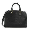 Louis Vuitton Empreinte Monogram Giant Speedy Bandouliere 25 Black