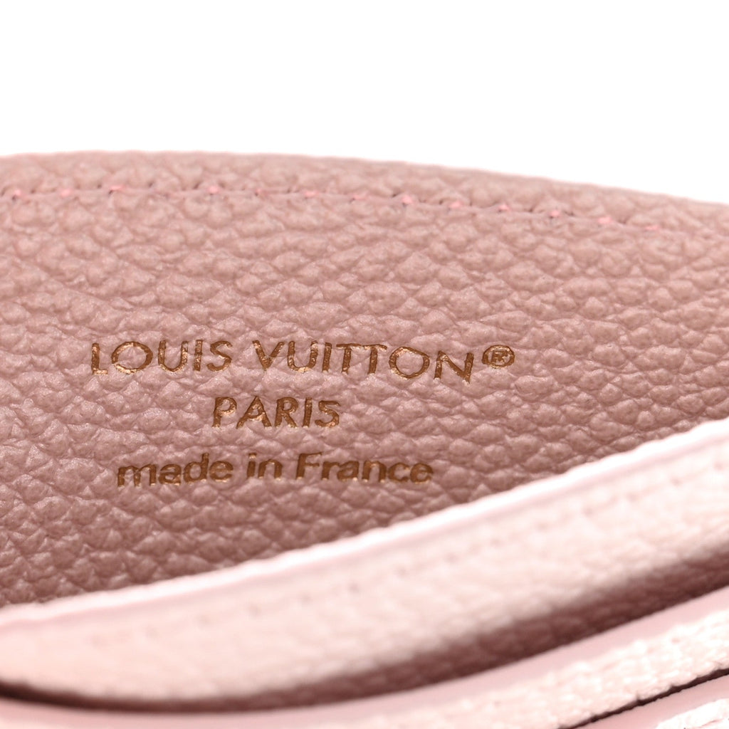 Louis Vuitton Empreinte Monogram LV Charms Card Holder Snowy Pearl